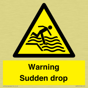 Warning Sudden drop